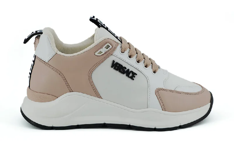 Comfortable Durable Shoes Versace Powder Pink Splendor Women's Sneakers
