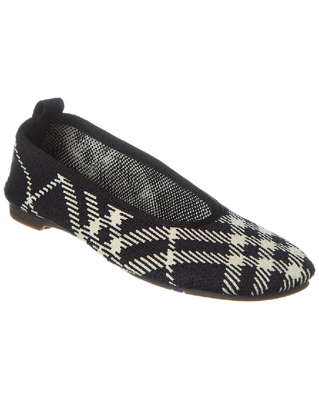 Seasonal Trends Burberry Check Knit Flat