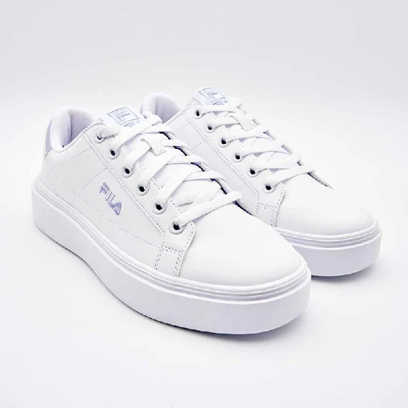 Statement Fashion Offers FILA Court Plumpy Ladies Sneaker - White / Lilac