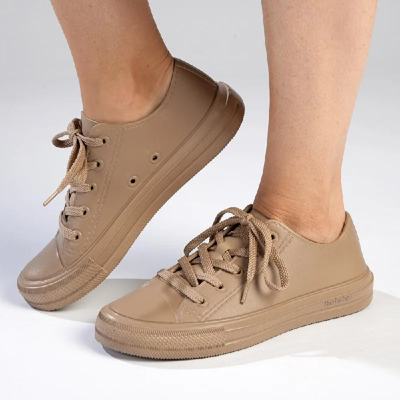 Comfortable Travel Shoes Holster Connie Basic Sneaker - Beige