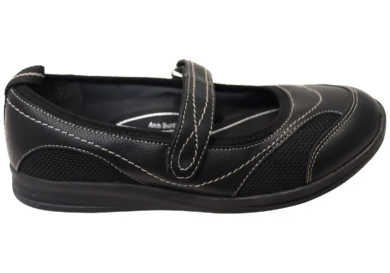 Slip-Resistant Footwear Promotion Homyped Journey Womens Supportive Comfortable Mary Jane Shoes