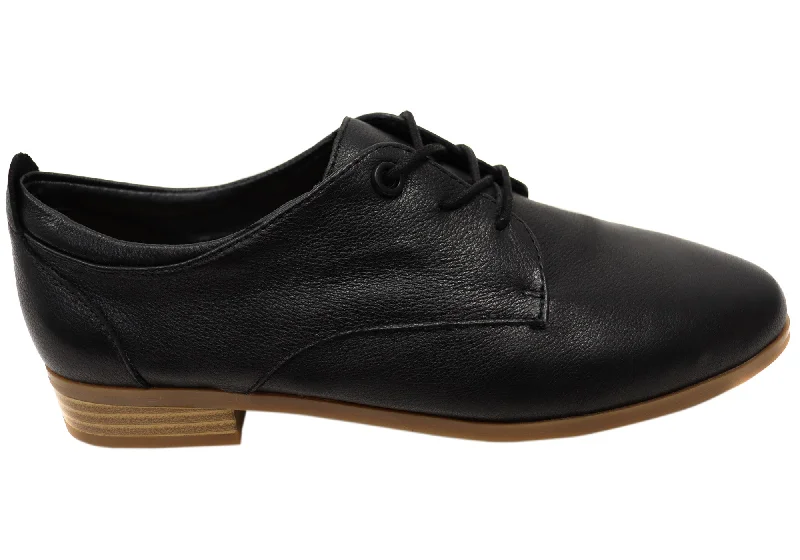 Comfortable Stylish Shoes Hush Puppies Luciana Womens Leather Comfortable Lace Up Shoes