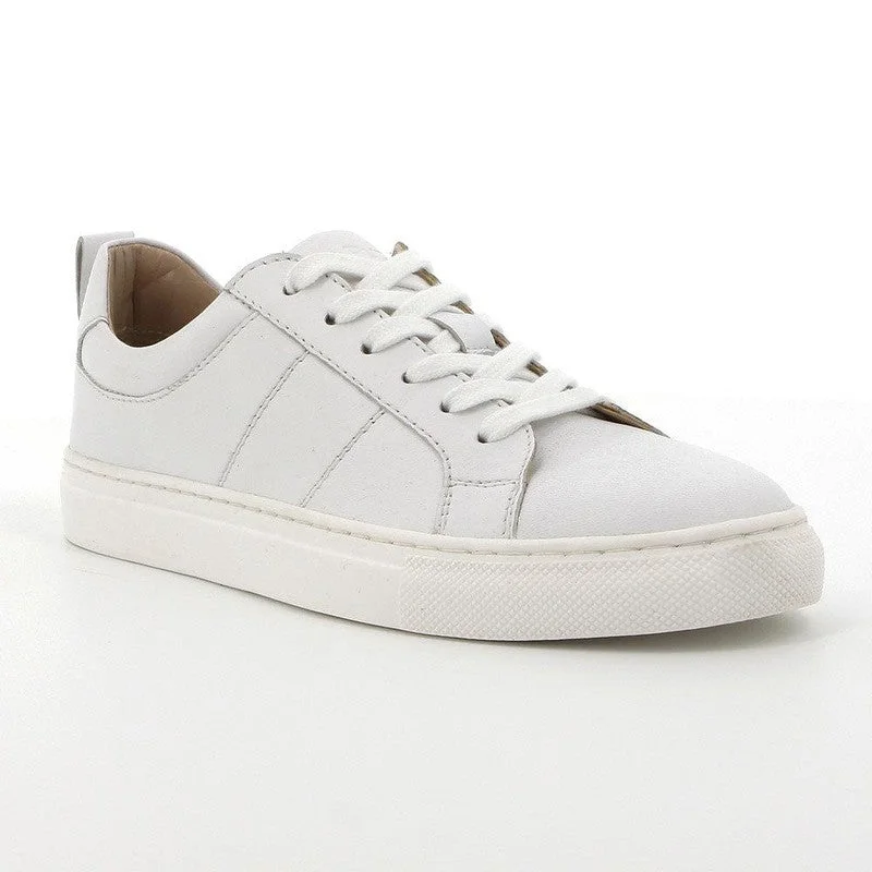Modern Running-Style Shoes Hush Puppies Mistry Leather Sneaker - White