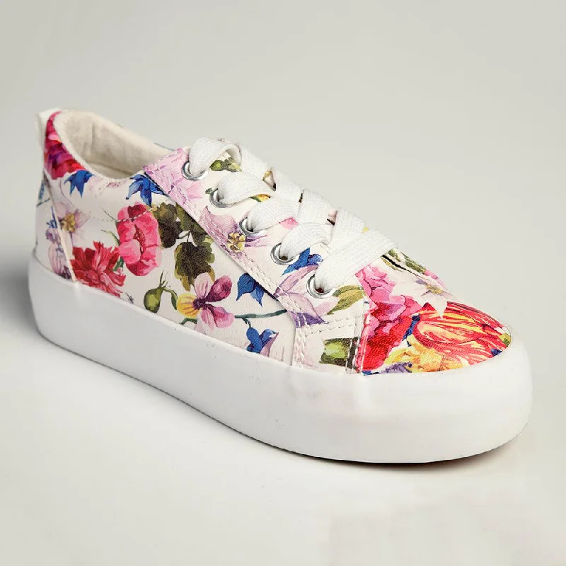 Hot Deals Madison Layla Youth Floral Sneaker - Multi Floral