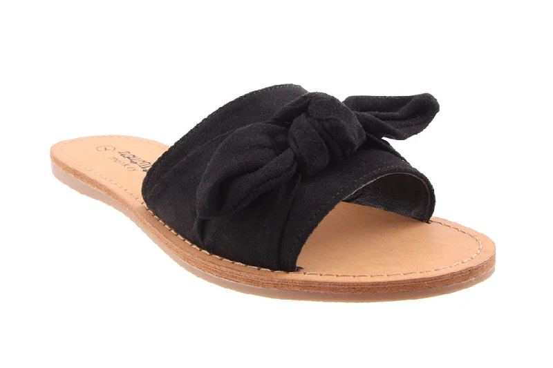 Trendy And Breathable Shoes MENTOS BLACK SUEDE