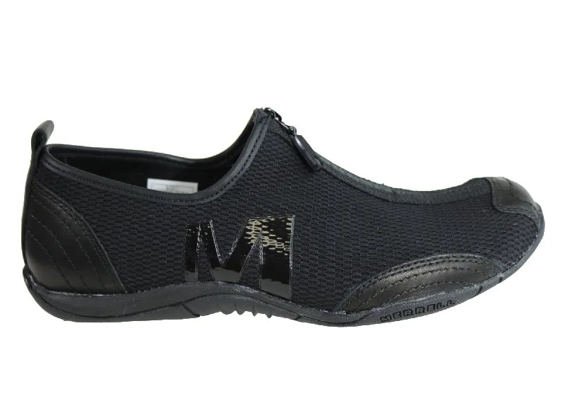 Classy Style Discounts Merrell Barrado Womens Comfortable Flat Casual Zip Shoes