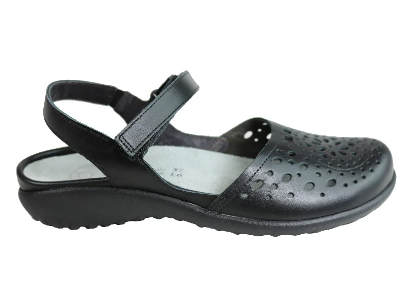 Comfortable Office Shoes Naot Arataki Womens Closed Toe Orthotic Friendly Leather Flat Sandals