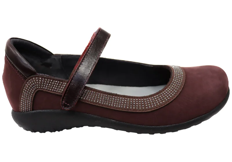 Comfortable Slip-On Shoes Naot Tahi Womens Leather Comfortable Mary Jane Shoes