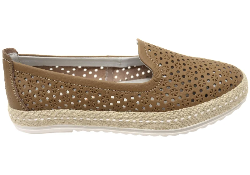 Save Big Natural Comfort Flora Womens Comfortable Leather Shoes