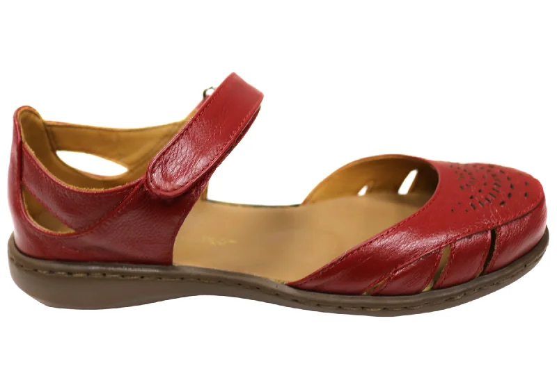 Daring Fashion Promotions Opananken Carmen Womens Comfortable Brazilian Leather Mary Jane Shoes