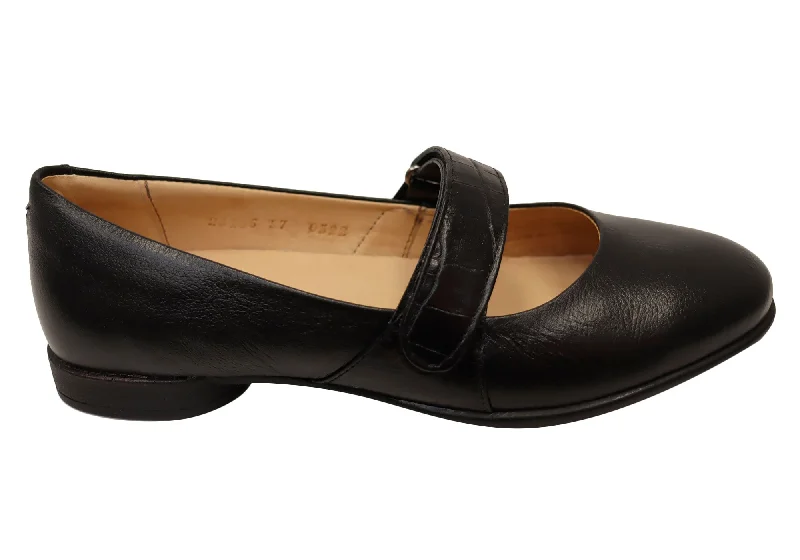 Chic And Edgy Opananken Norma Womens Comfortable Brazilian Leather Mary Jane Shoes