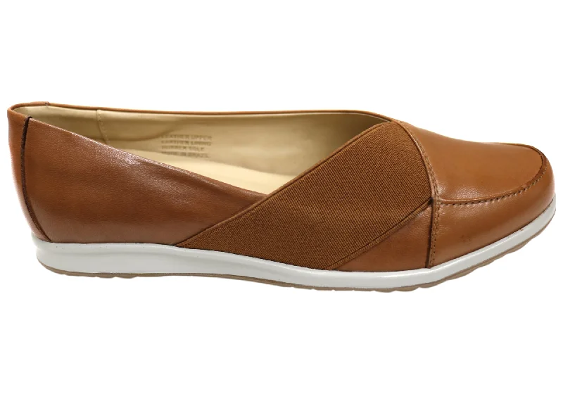 New In This Season Opananken Tatum Womens Comfortable Brazilian Leather Flats Shoes