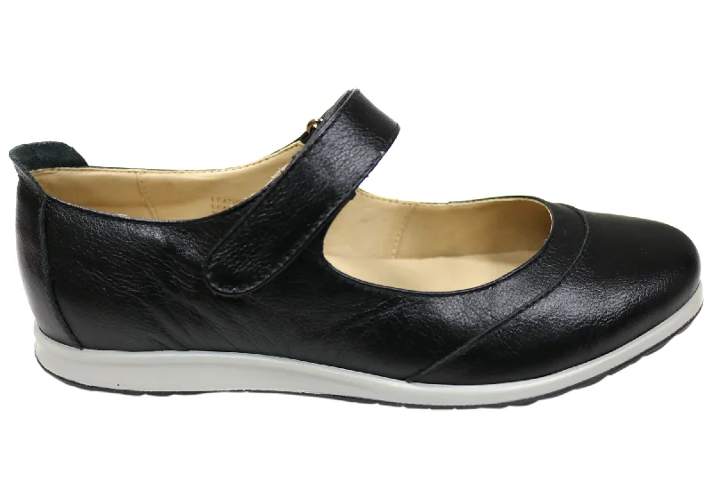 Fashion-Forward Offers Opananken Trixy Womens Comfortable Brazilian Leather Mary Jane Shoes