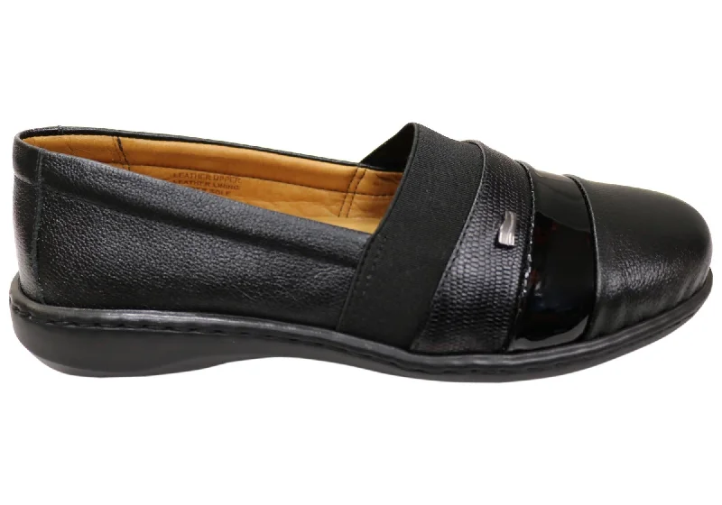 Hot Deals Opananken Village Womens Comfortable Brazilian Leather Flats Shoes