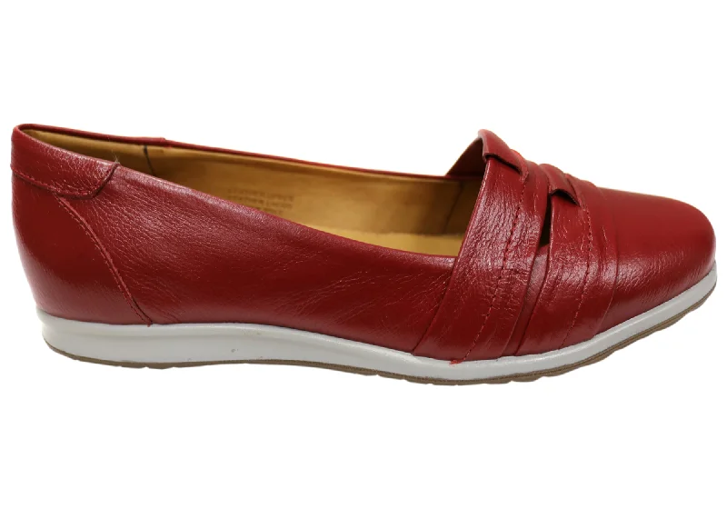 Massive Selection Sale Opananken Yasmine Womens Comfortable Brazilian Leather Flats Shoes