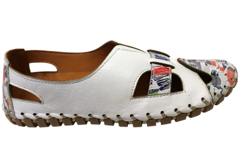 Chic Breathable Shoes Orizonte Genevieve Womens European Comfortable Leather Shoes