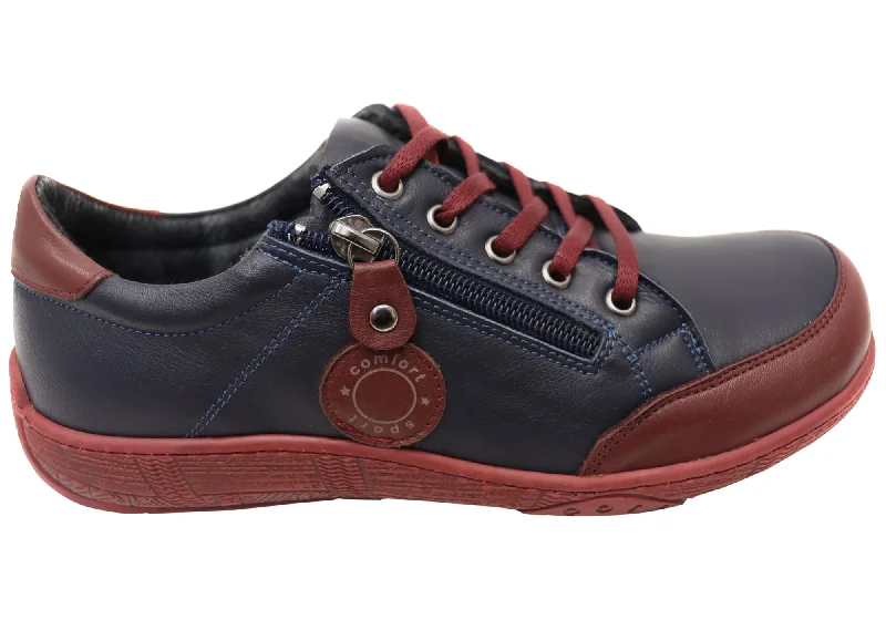 Trendy Outdoor Casual Shoes Orizonte Newbay Womens Comfortable Leather European Shoes