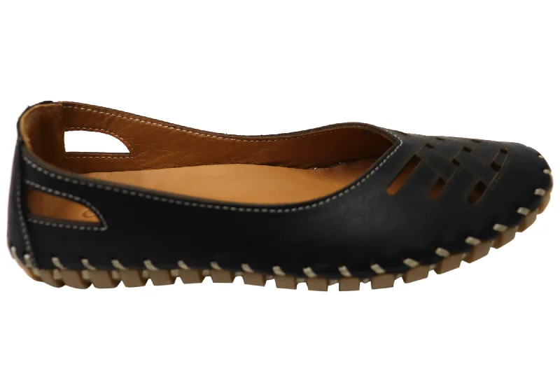 Premium Style Offers Orizonte Priscilla Womens European Comfortable Leather Shoes