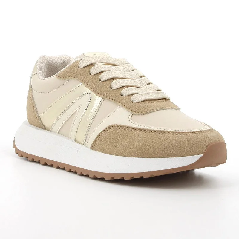 Fashionable Everyday Shoes Pierre Cardin Blindee 4 Sneaker - Beige Multi