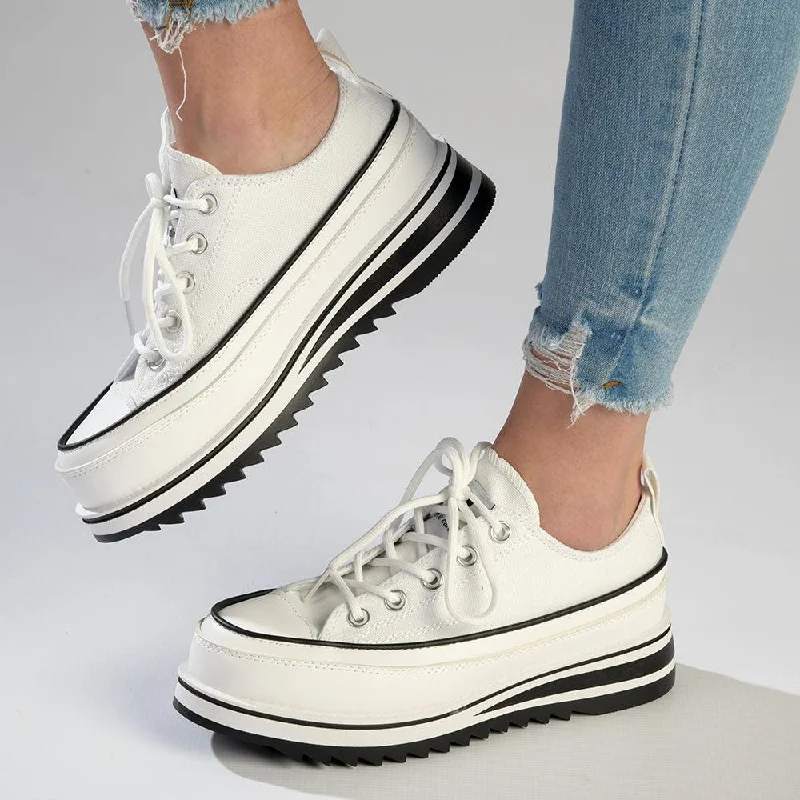 Trend Alert Pierre Cardin Booba 1 Platform Sneaker - White