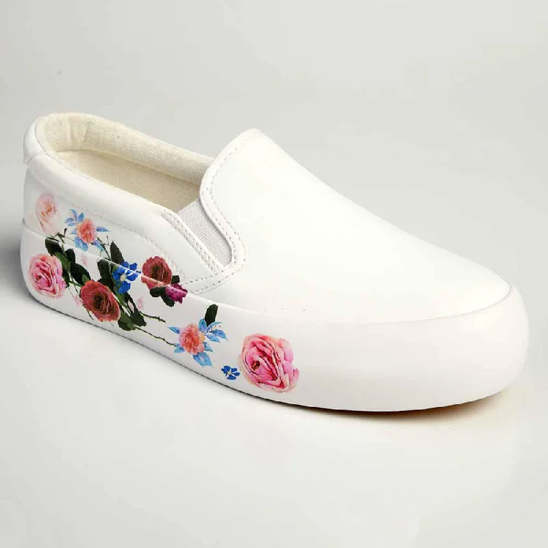 Comfortable Casual Shoes Pierre Cardin Bouquet 2 Sneaker - White/Floral