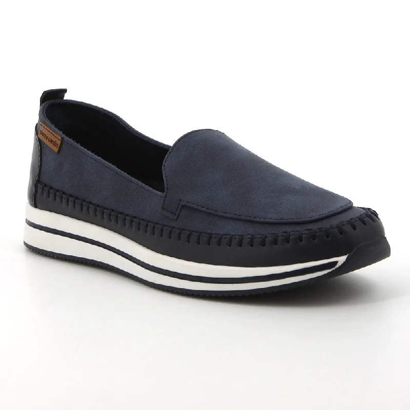 Laid-Back Fashion Offers Pierre Cardin Josephine 11 Moccasin - Denim Navy