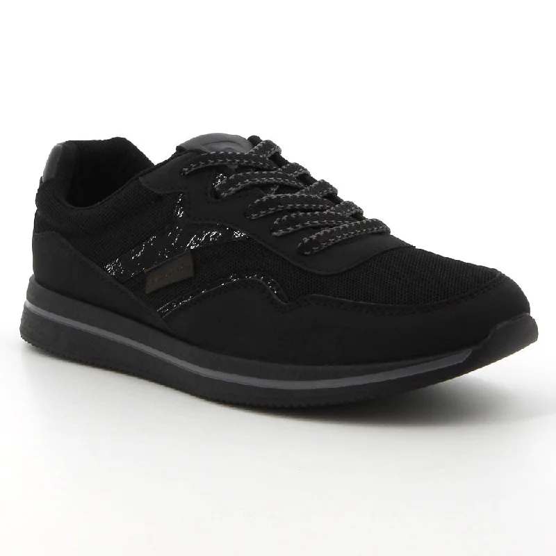 New In This Season Pierre Cardin Josephine 9 Lace Up Sneaker - Black Multi