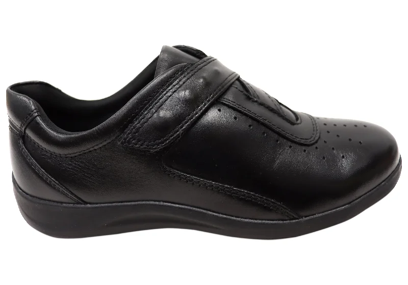Women's Flexible Sole Shoes Planet Shoes Reflex Womens Comfortable Leather Adjustable Strap Shoes