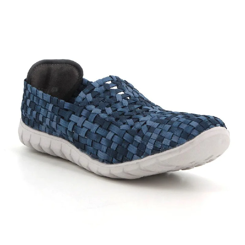 Unbeatable Deals Rock Spring Arbatax Woven Elasticated Slip On - Denim