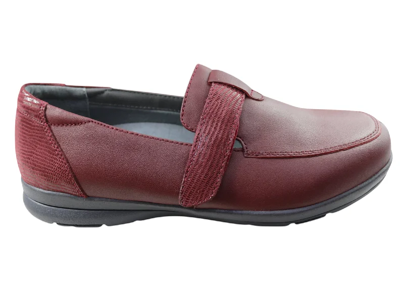 Women's Flexible Sole Shoes Scholl Orthaheel Virgo Womens Supportive Leather Comfort Loafers Shoes