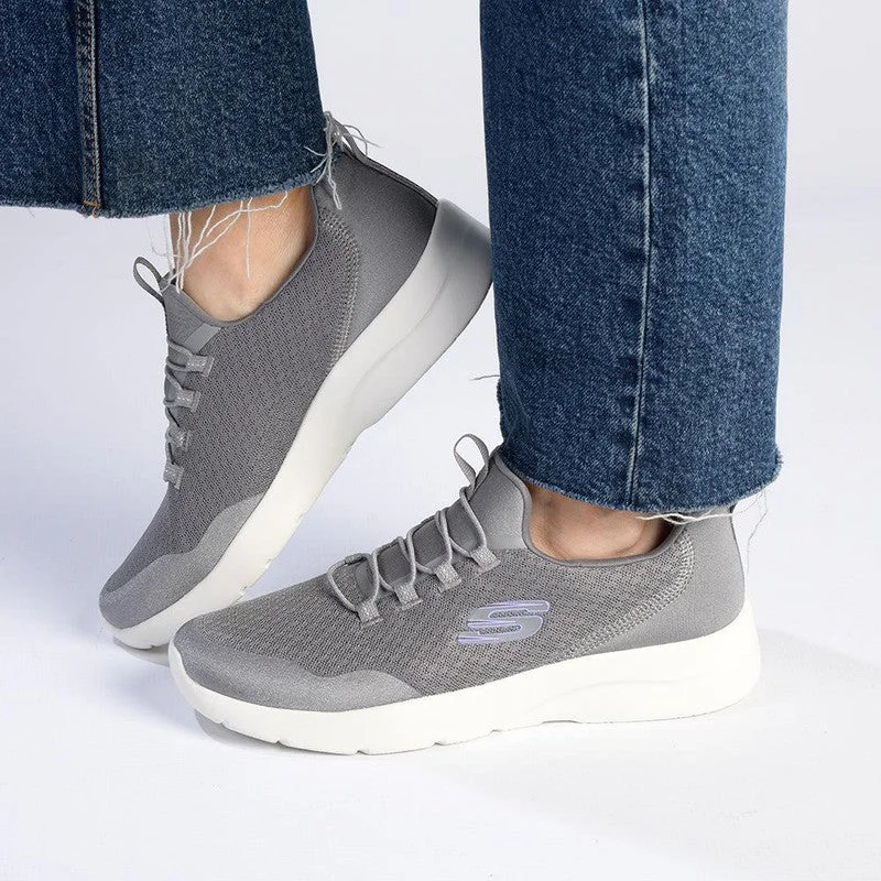 Hot Styles Skechers Dynamight 2.0 Sneaker - Gray Lavender