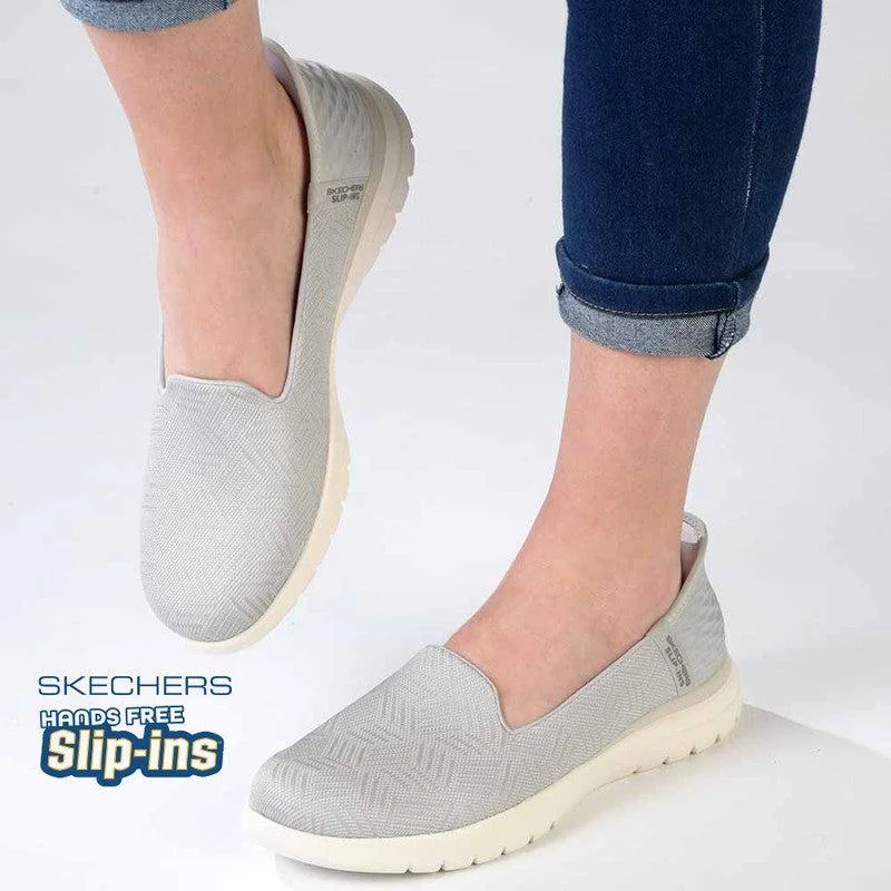 Trendy Styles Skechers On-The-Go Flex Sneaker - Light Grey