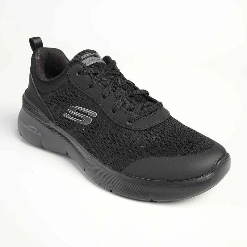 Designer Shoes Clearance Skechers Skech-Air Dynamight 2.0 Lace Up Sneaker - Black