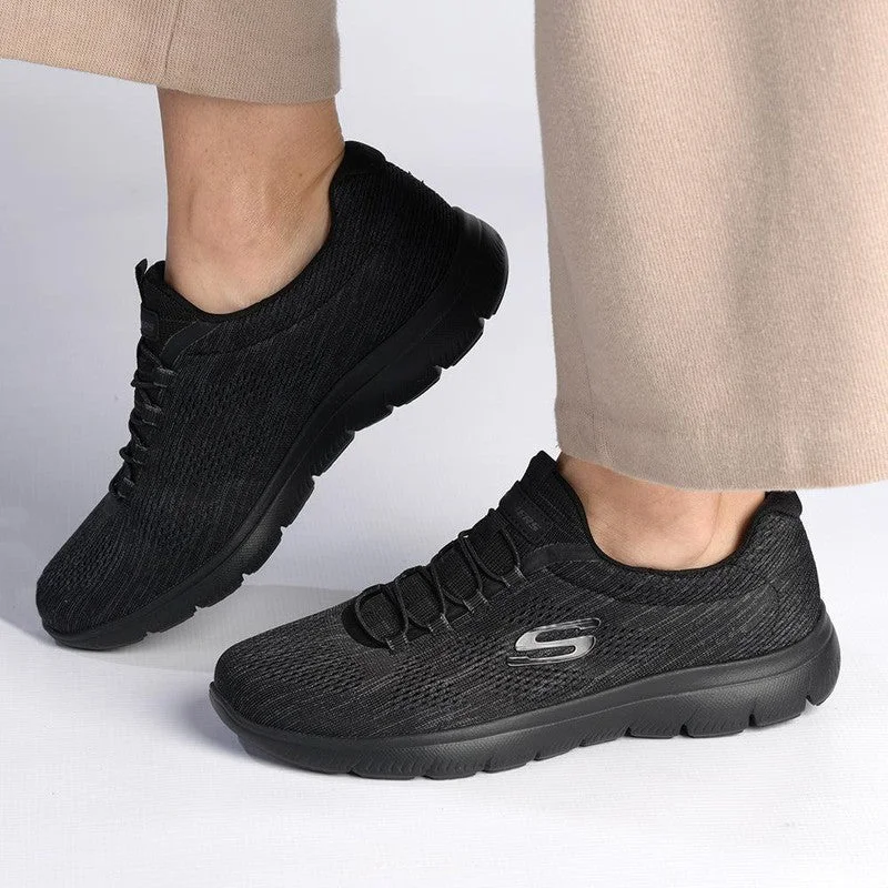 Fashion Forward Skechers Summits Sneaker - Black