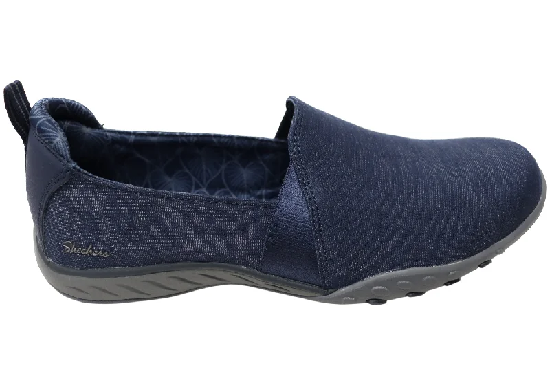 Supportive Shoes Offer Skechers Womens Breathe Easy Finest Wine Comfortable Slip On Shoes
