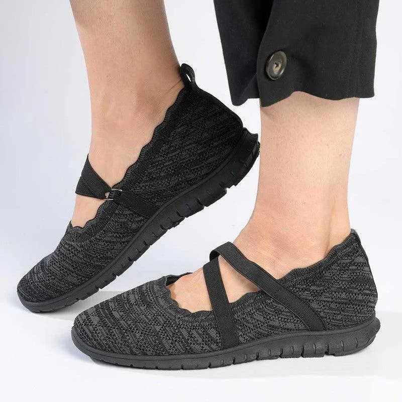 Fashionista Favorites Soft Style by Hush Puppies Nalini Lurex Sneaker - Charcoal