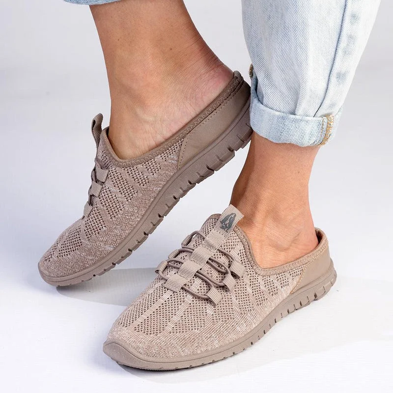 Smart Casual Deals Soft Style by Hush Puppies Nansi Mule Sneaker - Taupe