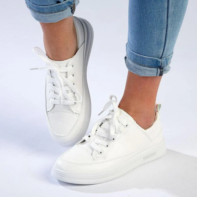 Stylish Shoe Discounts Soft Style by Hush Puppies Tavi Sneaker - White