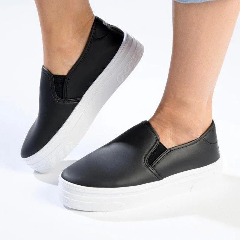 Durable Walking Shoes Sale Soviet Blaire Platform Sneaker -Black