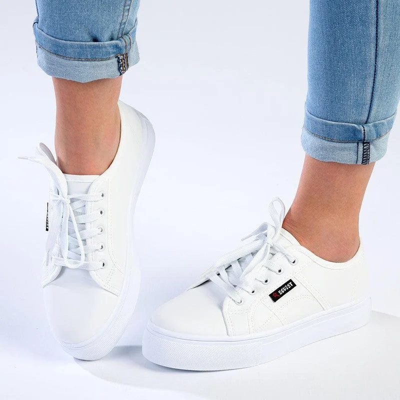 Women's Flats Sale Soviet Platform Sneaker - White
