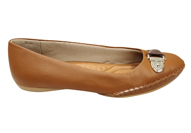 Chic Style, Always In Vogue Usaflex Alinna Womens Comfortable Leather Shoes Made In Brazil