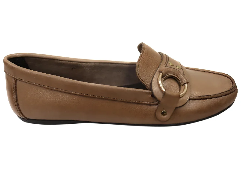 Style Without Limits Via Paula Gena Womens Comfortable Brazilian Leather Shoes Loafers