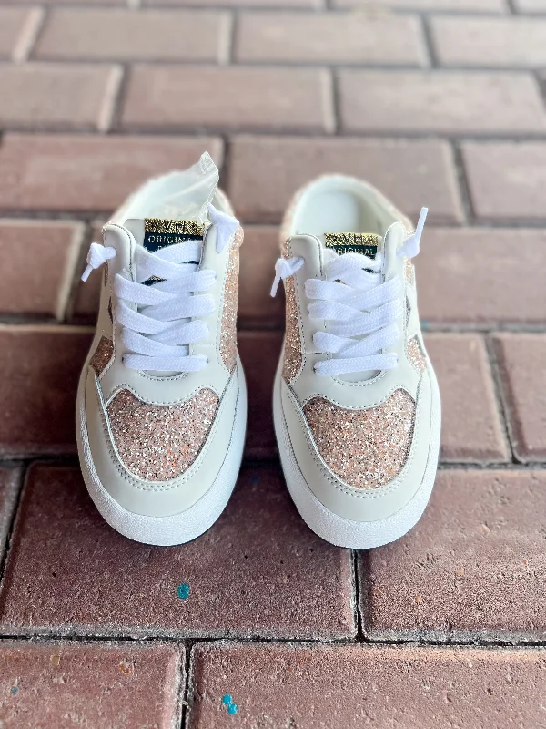 Hot Deals [Vintage Havana] Val Glitter Slip On Wedge Sneaker
